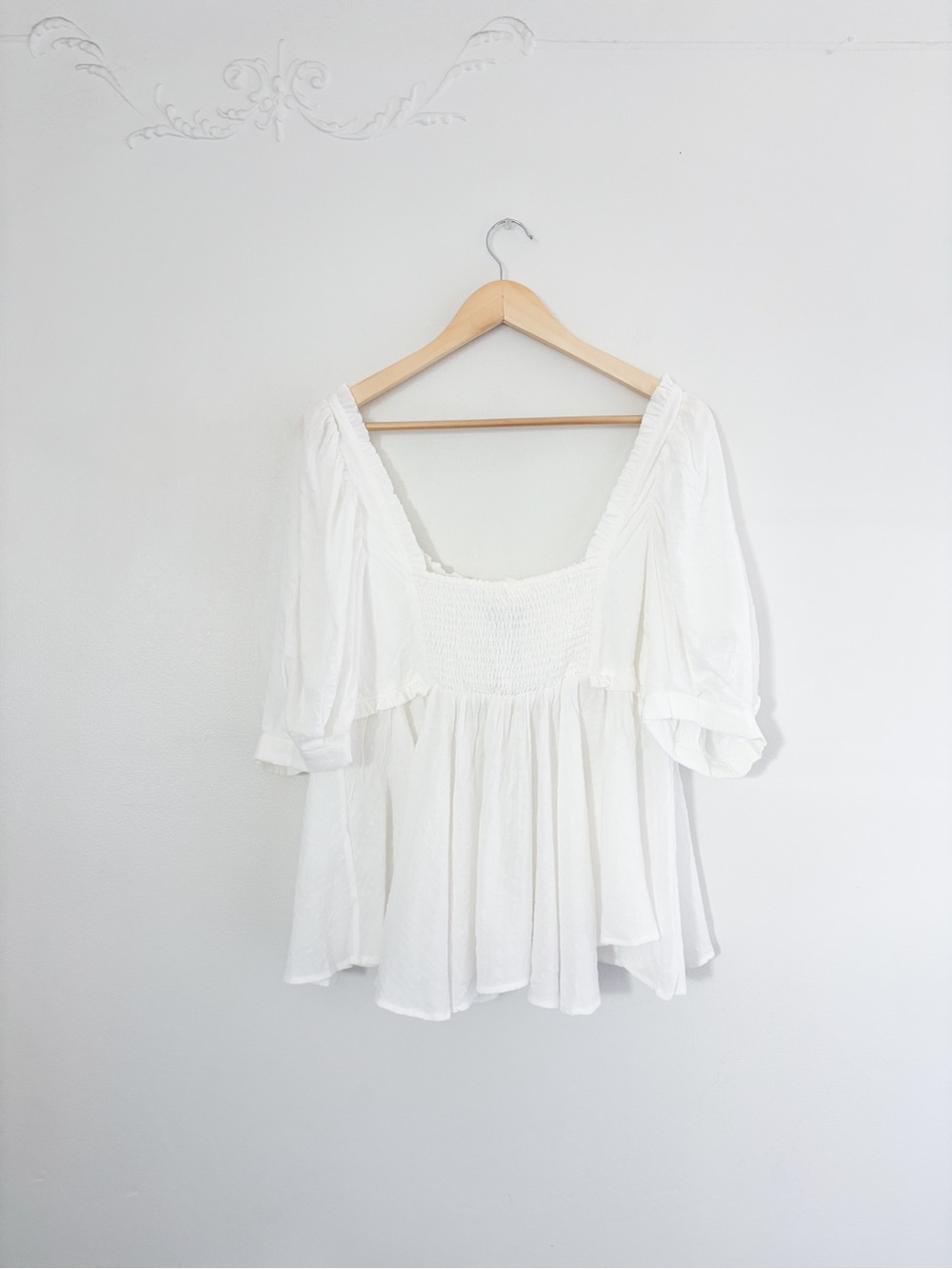 NWT Bohme Puff Sleeve Blouse - Picture 4 of 5